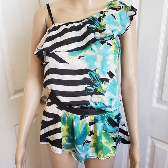 Floral Striped Top - Picture 3 of 8